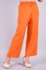 Rayon Orange Palazzo with Draw Strings