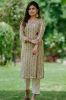 Light Green Printed Cotton Kurta
