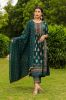 Green Handwork Rayon Kurta With Palazzo & Dupatta