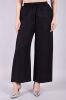 Rayon Black Palazzo with Draw Strings