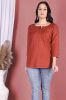 Solid Maroon Cotton Top