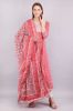 Cotton Solid Gota Patti Work Pink Kurta Palazzo and Dupatta Set