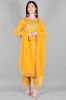 Ethnic Mustard Heavy Embroidered Kurta with Palazzo and Dupatta Set