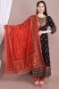 Ethnic Printed Flared Kurta Set With Dupatta 