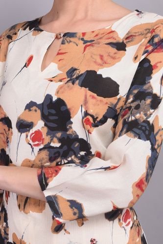Multi-Colored Printed Straight Kurta